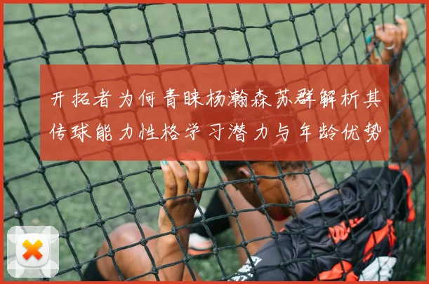 开拓者为何青睐杨瀚森苏群解析其传球能力性格学习潜力与年龄优势