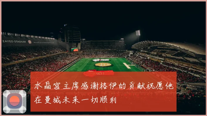 水晶宫主席感谢格伊的贡献祝愿他在曼城未来一切顺利